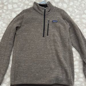 patagonia men’s large brown pullover